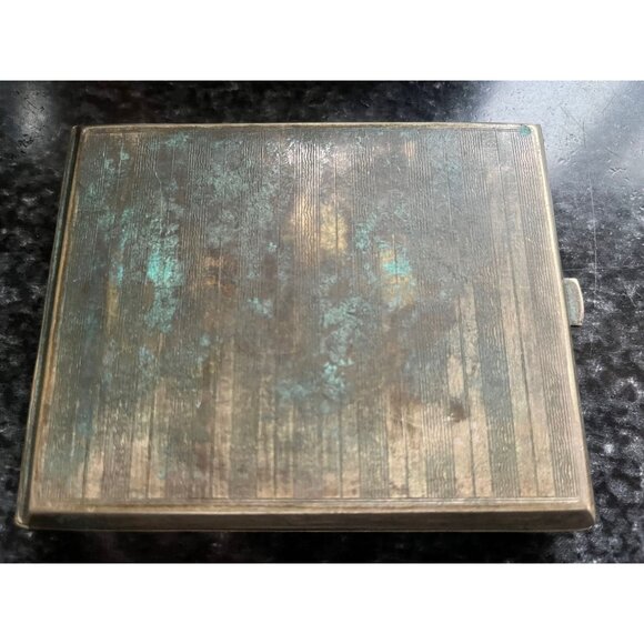 Vtg 1973 Handmade In Tlaquepaque Mexico Metal Cigarette Case One Of A Kind Beaut - Picture 7 of 8